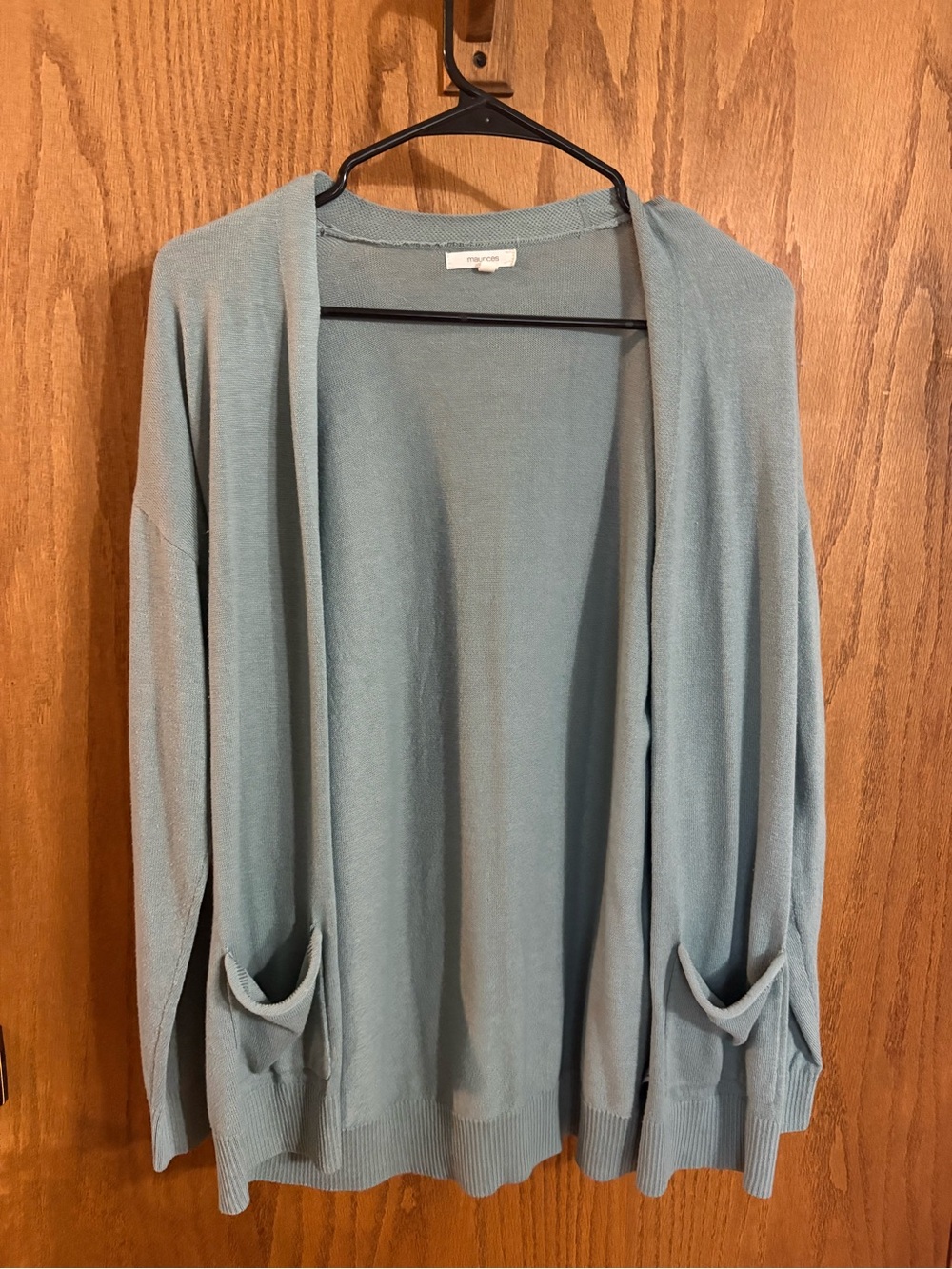 Maurices Dusty Blue Open-Front Women's Cardigan
